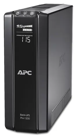 APC Back-UPS Pro BR1200G-GR / Záložní zdroj UPS / 1200VA / 720W / LCD / 6x zásuvka