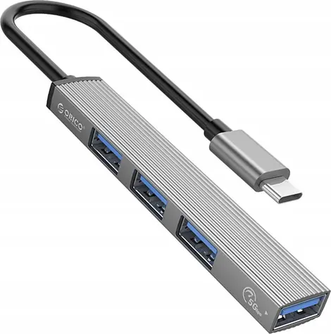 Orico AH-A3-GY-EP-HW / USB hub / 4x USB-A / USB 2.0 + USB 3.0