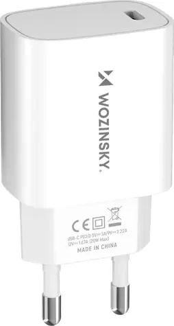 Wozinsky WGWCCW / Nabíječka / USB-C / 20W