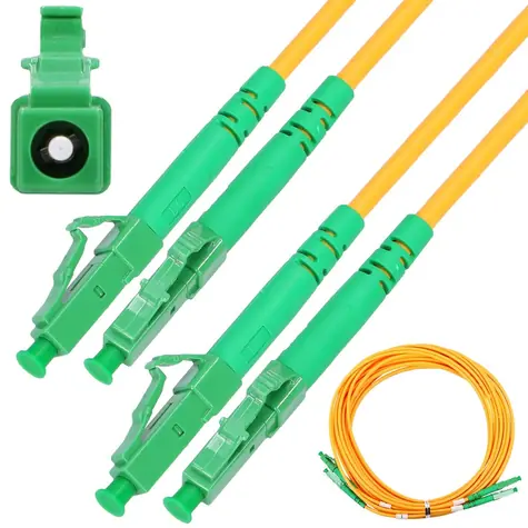 Extralink LC/APC-LC/APC / Patchcord / Jednomódový / Duplex / G657A / 3 m