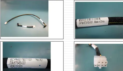 HPE Napájecí kabel pro LFF/SFF disky / Napájecí kabel / pro rackové servery