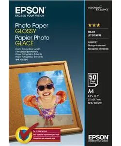 EPSON Photo Paper Glossy A4 / Fotopapír / Lesklý / 200 g/m2 / 50 listů