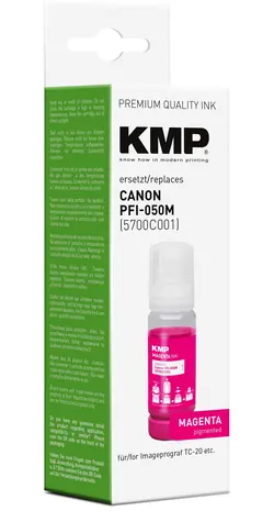 KMP PFI-050M (5700C001) Magenta / Inkoustová cartridge / kompatibilní s Canon