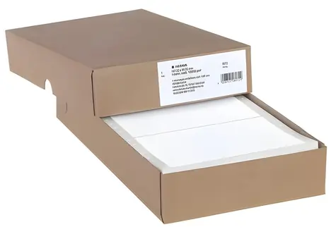 HERMA Tabelační etikety 147,32x99,2 mm / bílé, perforované / 1000 ks