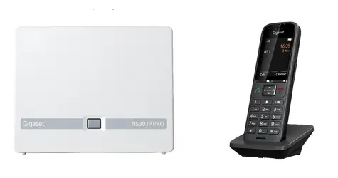 Gigaset N530 IP PRO + S700H PRO bílá/černá / Telefonní sada / DECT/IP / 2,4