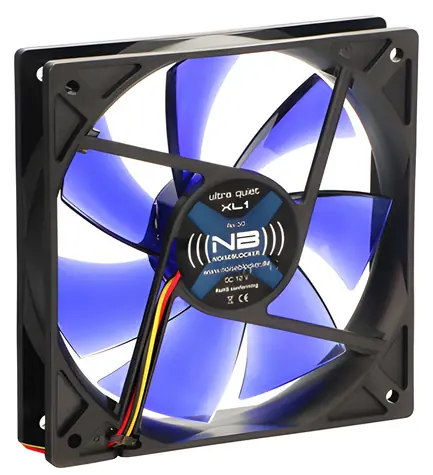 Noiseblocker BlackSilent Fan XL PWM Rev. 3.00 / Ventilátor / 120mm / 4-pin PWM