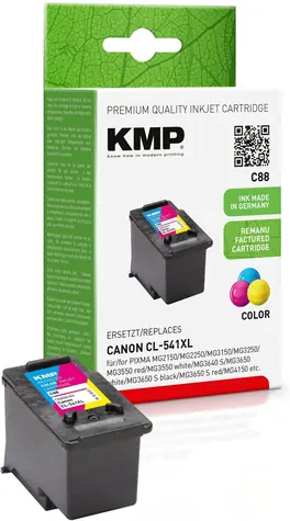 KMP C88 barevná / Inkoustová kazeta / kompatibilní s Canon CL-541XL / výtěžnost 400 stran / renovovaná