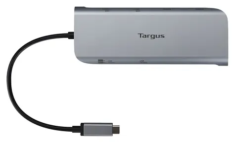 Targus Dual Video Mobile Dock / Dokovací stanice / 2x HDMI / USB-C 140W PD / LAN / 2x USB-A