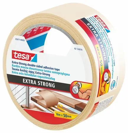 Tesa Extra Strong 5671 / Lepicí páska / oboustranná / 50 mm / 10 m