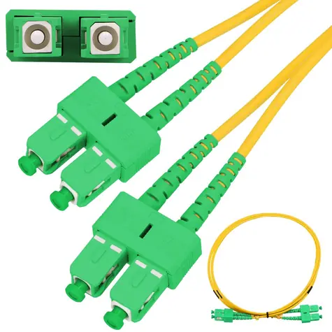 Extralink SC/APC-SC/APC / Patchcord / Jednomódový / Duplex / G.657A1 / 5 m