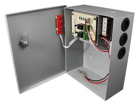 XtendLan Zdroj 12V DC 1 port / Napájecí zdroj / 5A / 60W / zálohovatelný baterií / relé porty