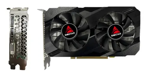 Biostar Radeon RX580 2048SP / Grafická karta / 1150 MHz / 8GB GDDR5 / 256-bit / DVI + HDMI + DP