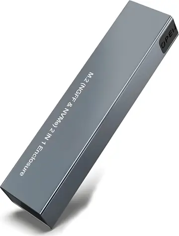 Zenwire Externí box pro M.2 NVMe/SATA SSD / Box pro SSD / USB-C 3.2 Gen 2