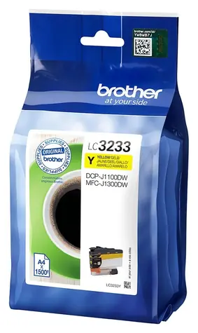 Brother LC-3233Y / Inkoustová náplň / Žlutá / pro MFC-J1300DW, DCP-J1100DW / 1500 stran
