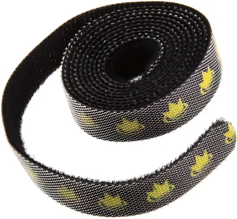 King Mod Services ZUUV-039 černo-žlutý / Organizér kabelů / suchý zip / 1 ks
