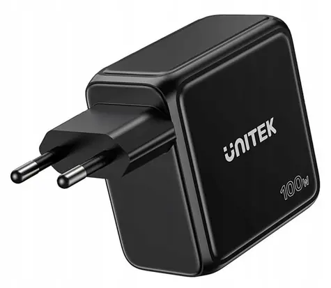 Unitek P1131ABK01-EU černá / Nabíječka / 3x USB-C / 1x USB-A / 100 W / PD 3.0