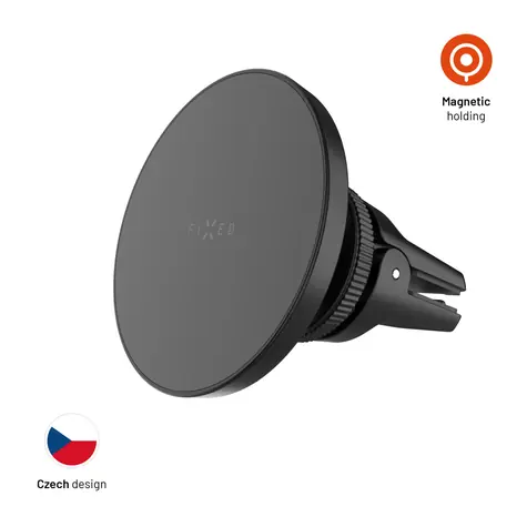 FIXED MagCircle černá / Držák do auta / Magnetický / MagSafe / Do ventilace