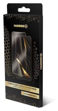 myPhone Hybridní sklo pro Hammer Iron Va / Ochranné sklo / Hybridní / Tvrdost 7H