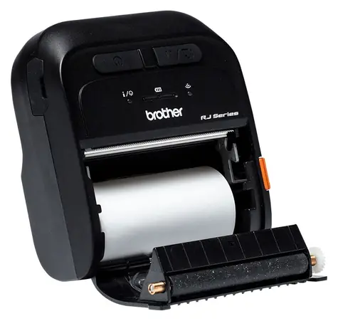 Brother RJ-3035B / Mobilní tiskárna účtenek a štítků / Přímý tepelný tisk / 203 dpi / Bluetooth 5.0