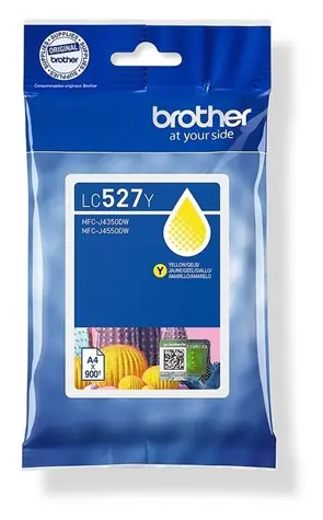 Brother LC527Y žlutá / Inkoustová cartridge / pro MFC-J4350DW, MFC-J4550DW / Originální