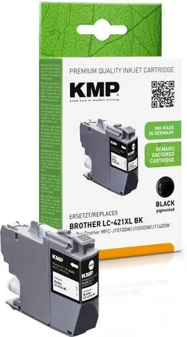 KMP LC421XLBK černá / Inkoustová cartridge / remanufactured / 14 ml / 500 stran / pro Brother MFC-J1010DW