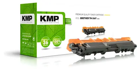 KMP TN-246Y žlutá / Toner / kompatibilní s Brother / 2200 stran / remanufakturovaný