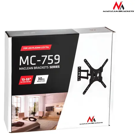 Maclean MC-759 / Nástěnný držák pro TV / 13-60