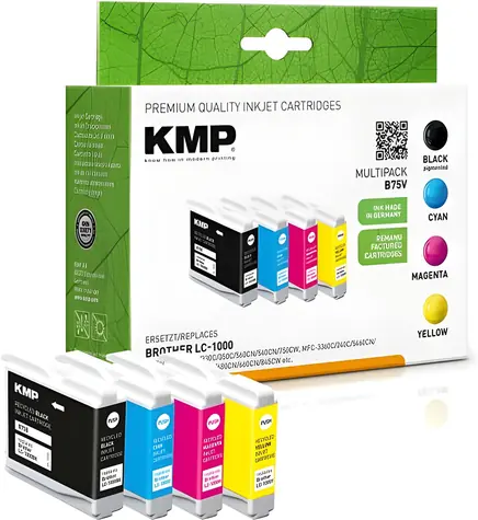 KMP LC-1000VAL / Cartridge / Multipack CMYK / alternativa k Brother LC1000 / pro Brother DCP-130C, DCP-330C