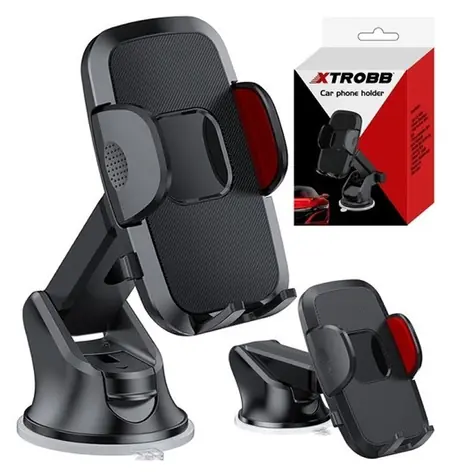 Extralink XTROBB 20384 / Držák telefonu do auta / Gelová přísavka / Otočení 360° / 4-7 palců