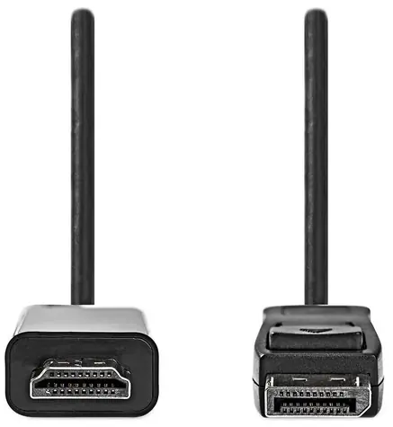Nedis DisplayPort-HDMI kabel černý / Kabel DisplayPort-HDMI / 2 m / Bulk
