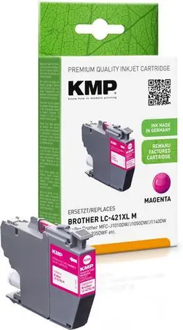 KMP LC421XLM purpurová / Cartridge / pro Brother MFC-J1010DW, DCP-J1140DW / 7 ml / 500 stran / renovovaná