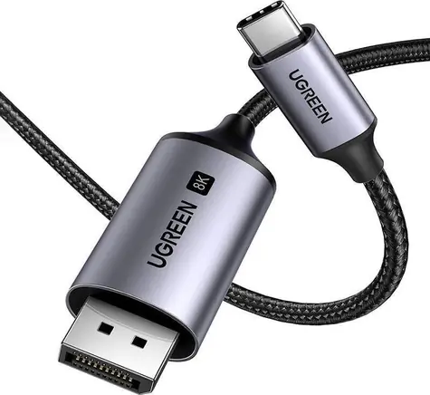 Ugreen 25158 černá / Kabel USB-C (M) - DisplayPort (M) / 2 m