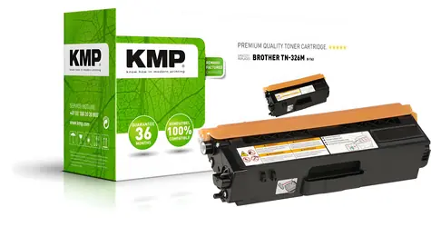 KMP B-T63 purpurová / Renovovaný toner / náhrada Brother TN-326M / pro Brother HL-L8250CDN, DCP-L8400CDN / XL 3500 stran