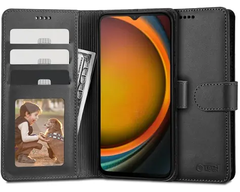 Tech-Protect Wallet Galaxy Xcover 7 černá / Peněženkové pouzdro