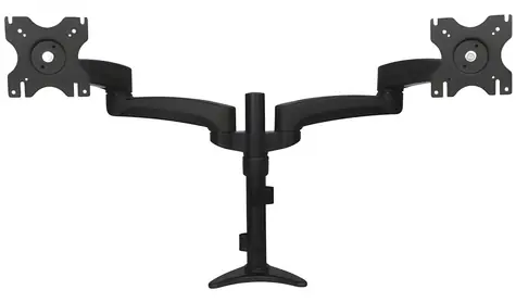 StarTech Stolní rameno pro 2 monitory černá / Rameno pro 2 monitory / nosnost 13,6 kg / do 24
