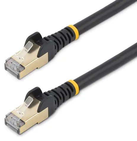 StarTech CAT6A Snagless černá / Patch kabel / STP / 3 m / RJ-45 / 10 Gbit/s