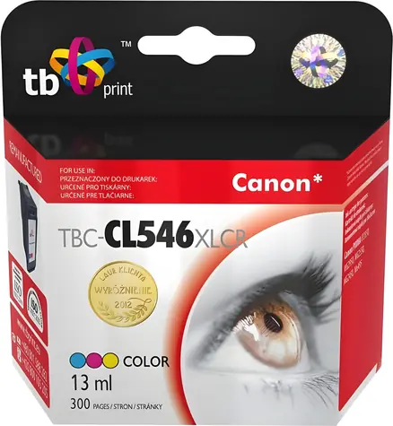 TB Print alternativní inkoust kompatibilní s Canon CL546XL barevná / Inkoustová kazeta / 13 ml / cca 300 stran