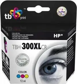 TB alternativní inkoustová kazeta pro HP CC644EE (No.300XL) barevná / Inkoustová kazeta / 12 ml / 251-500 str.