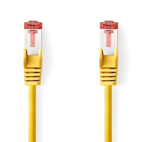 Nedis CAT6 žlutá / Síťový kabel / S/FTP / RJ45 - RJ45 / 2 m / LSZH