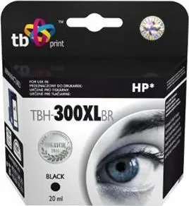 TB kompatibilní inkoustová kazeta pro HP CC641EE (300XL) černá / Inkoustová cartridge / 20 ml / 501-1000 str
