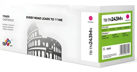 TB Print alternativní toner kompatibilní s Brother TN243M purpurová / Toner / 1000 stran