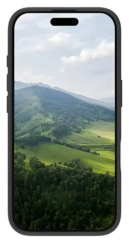 dbramante1928 Nuuk černá / Kryt / pro Apple iPhone 16 / plast