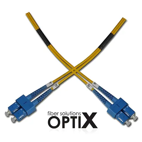 OPTIX SC/UPC-SC/UPC / Optický patch cord / 09/125 / 10 m / G657A