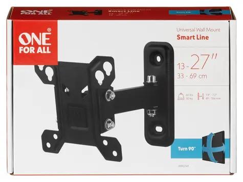 One For All Smart Turn 90 / Nástěnný držák TV / otočný 90° / do 27”
