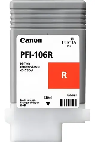 Canon PFI-106 červená / Inkoustová kazeta / 130 ml / Originální / pro Canon iPF6400