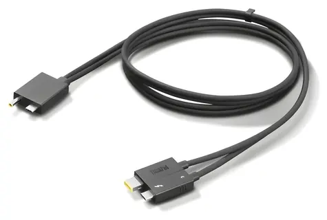 Lenovo Thunderbolt 4 USB-C kabel 0,7 m černá (4X91K16970) / Kabel / 40 Gb/s