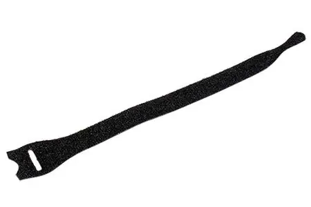 Velcro Stahovací páska suchý zip 12mm černá / Stahovací páska / 20 cm / 6 ks