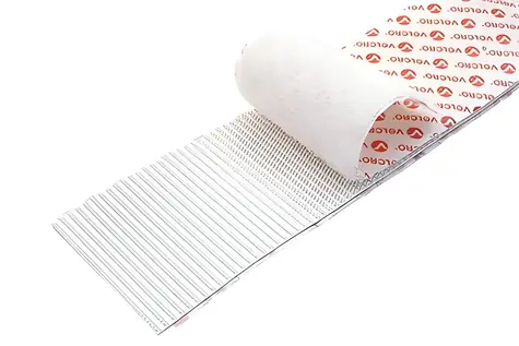 Velcro Páska se suchým zipem extra pevná bílá / Páska na suchý zip / nalepovací / 50 mm x 2,5 m