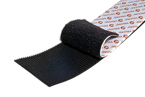 VELCRO nalepovací páska se suchým zipem černá / Páska se suchým zipem / 50 mm / 1 m / extra pevná
