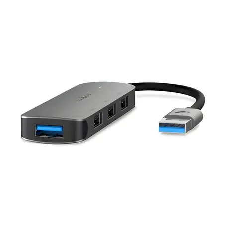 Nedis USB hub 4 porty / USB hub / USB 2.0 / USB 3.2 Gen 1 / napájení z USB